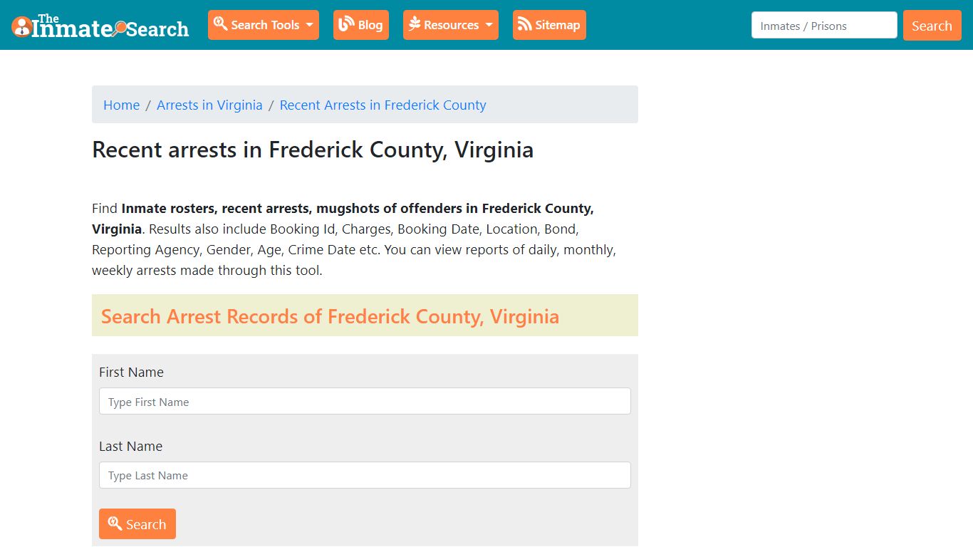 Recent arrests in Frederick County, Virginia | Mugshots, Rosters ...